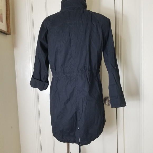 A NEW DAY S black drawstring waist and hem roll tab polyester jacket - Picture 4 of 5